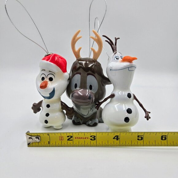 Disney Christmas Ornaments Olaf Sven Frozen Reindeer Snowman Kawaii Art - Picture 3 of 14